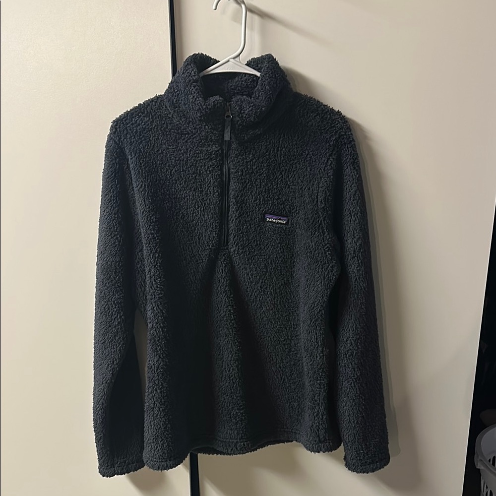 Patagonia Gray Fleece Quarter-Zip Sweatshirt